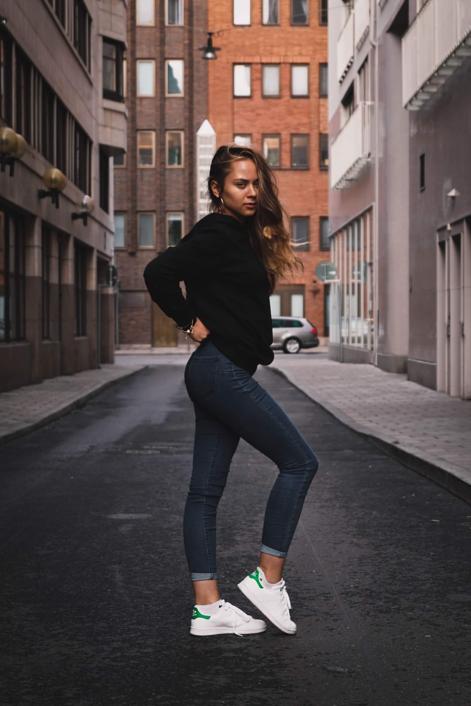 Modellfoto Kalmar portfolio.